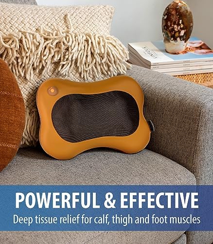 Zyllion ZMA-13 Back and Neck Massager with Heat for Pain Relief, Brown - Image 6