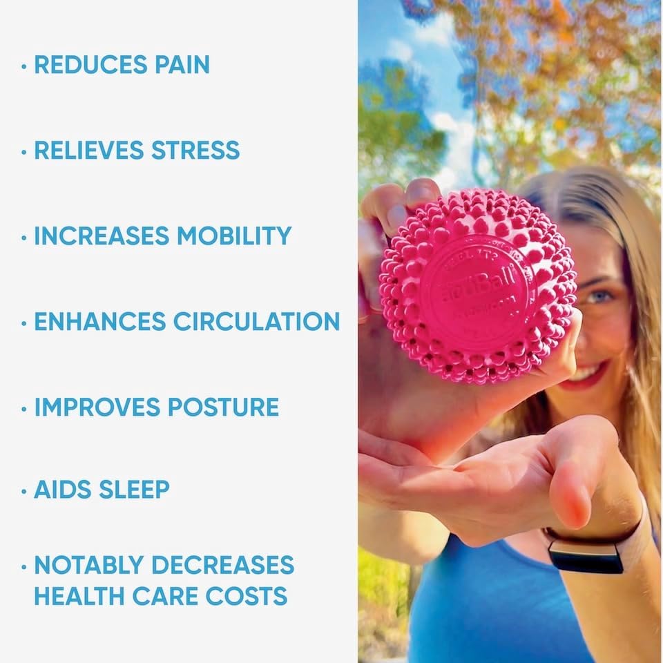 Dr. Cohen's acuProducts Heatable Deep Tissue Massager for Muscle Injury Recovery (acuBall Large - Pink) - Image 5