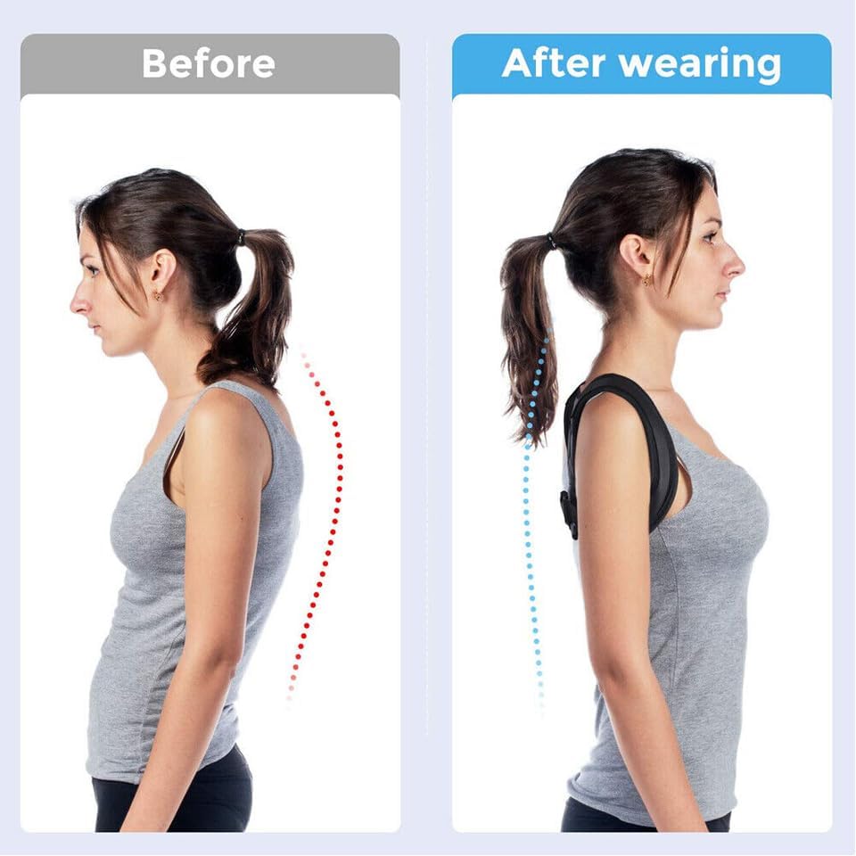 Posture Corrector - Posture Corrector for Women, Breathable & Adjustable Back Brace, Back Stretcher for Lower Back Pain Relief, Back Straightener Posture Corrector for Men & Women - Image 6