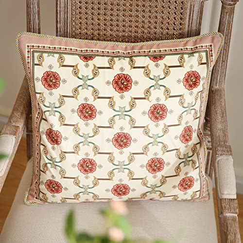 patdrea Designer Vintage Velvet Throw Pillow Cover,18"x18"-Kulom B - Image 2