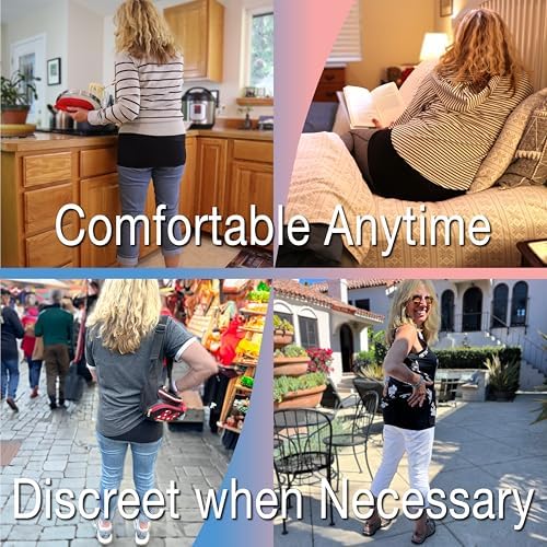 Alki Active® Hip Pain Relief Compression Band for Women - for Sciatic Nerve, Hip Flexor Strain, Torn Labrum, Arthritis, Bursitis, EDS, Fibromyalgia (Large) - Image 6