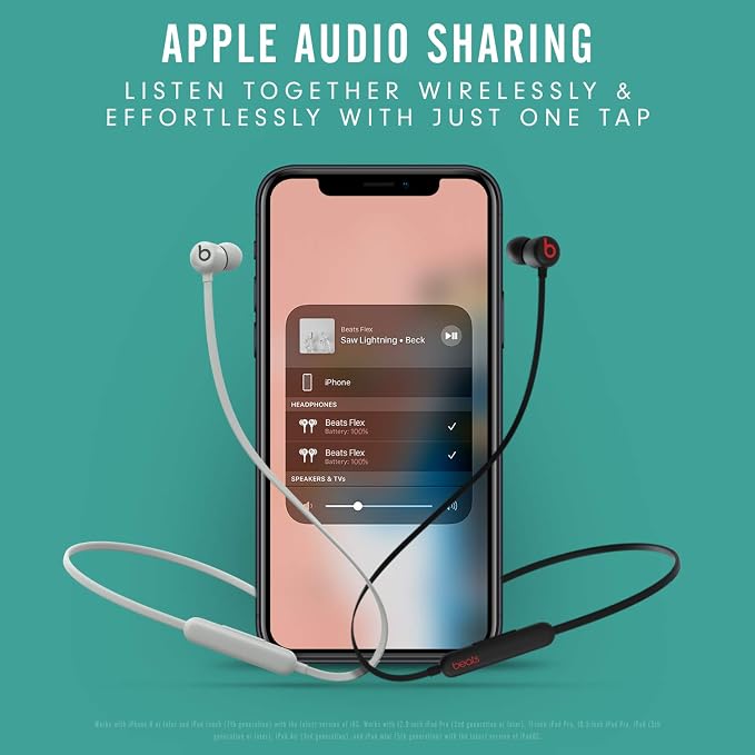 Beats Flex with Apple 20W USB-C Power Adapter - Smoke Gray - Image 7