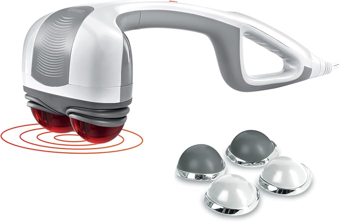 Homedics Back Massager Heated Automatic Percussion Body Massager by Homedics