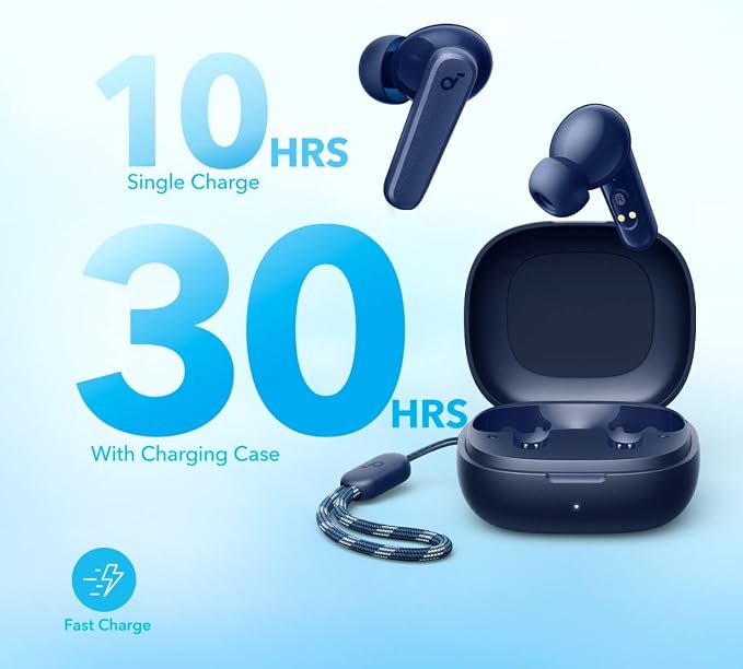 Soundcore by Anker P20i True Wireless Earbuds, with Big Bass, 30H Playtime | Bluetooth 5.3, Water-Resistant, 2 Mics for AI Clear Calls, 22 Preset EQs, Customization via App - Image 5