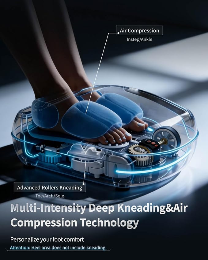 Howdy Foot Massager with Heat & Cold Therapy for Neuropathy - Image 4