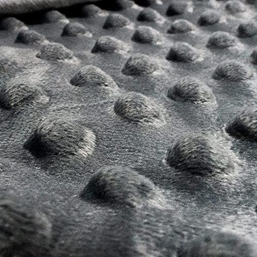 ALANSMA Reversible Weighted Blanket for All Season, Luxury Velvet, Warm and Cool, Adult Kids 5Lb Weighted Blanket, Enjoy Sleeping Anywhere(Grey,36"x48" 5lbs) - Image 5