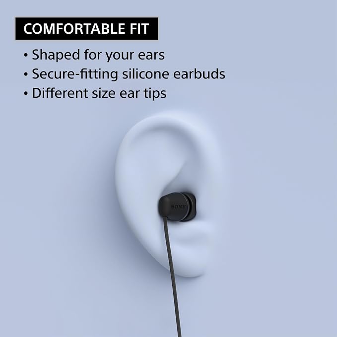 Sony IER-EX15C USB-C Plug, Wired in-Ear Headphones with Mic, Black | For iPhone and Android Phones, Built-in Multi-Function Button, Volume and Mic Control, Supports USB Audio Class 1.0 Devices - Image 5