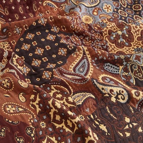 Boho Throw Blanket for Bed 80”x90”, 100% Cotton Blanket for Couch Sofa - Image 7