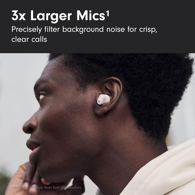 Beats Studio Buds + - Ivory with AppleCare+ (2 Years) - Image 8