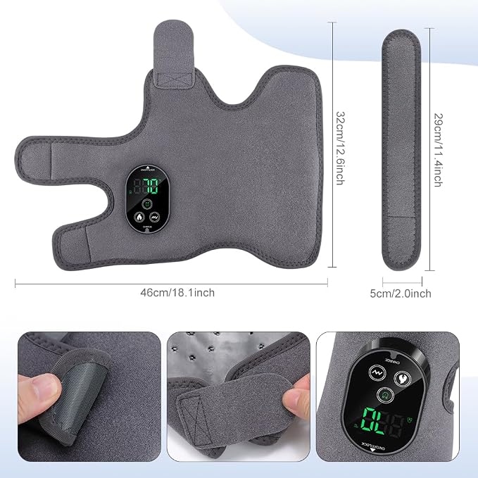 Foot and Ankle Massager for Neuropathy, Ankle Heating Pad for Pain Relief - Image 4