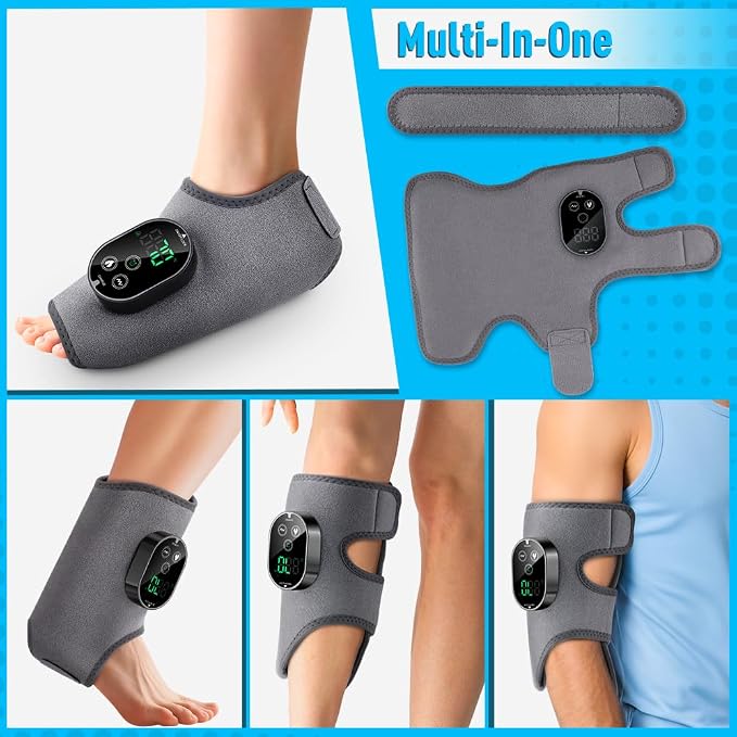 Foot and Ankle Massager for Neuropathy, Ankle Heating Pad for Pain Relief - Image 2