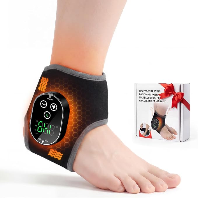 Neuropathy Foot and Ankle Massager for Pain Relief, Ankle Heating Pad by BETOLEAN