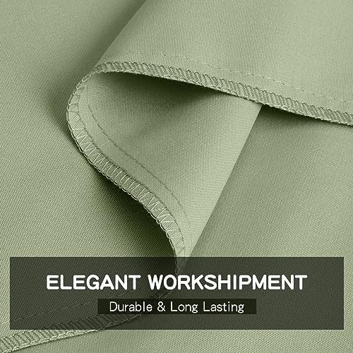 FreshCulture King Flat Sheet - Hotel Quality King Flat Sheet Only - Brushed Microfiber Top Sheet - Ultra Soft & Breathable - Wrinkle-Free - Easy Care - Single Flat Sheet (King, Sage Green) - Image 4