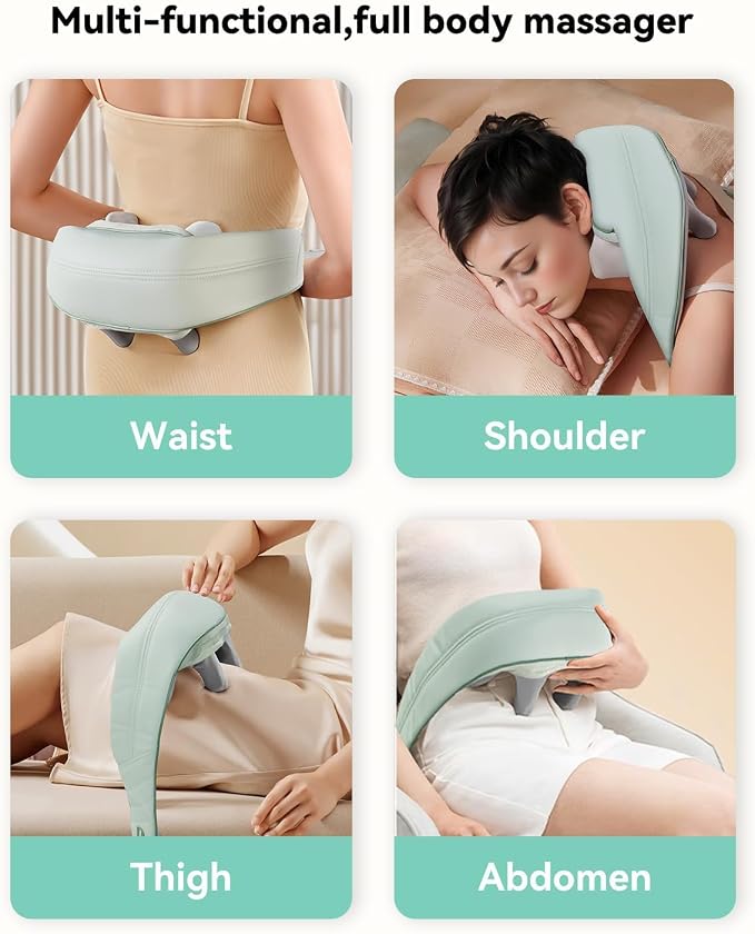 Snailax Cordless Shiatsu Neck & Shoulder Massager with Heat, FSA Eligible - Image 7