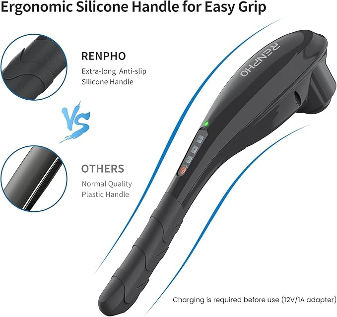 RENPHO Cordless Handheld Massager, 5 Adjustable Speeds and Massage Modes - Image 2