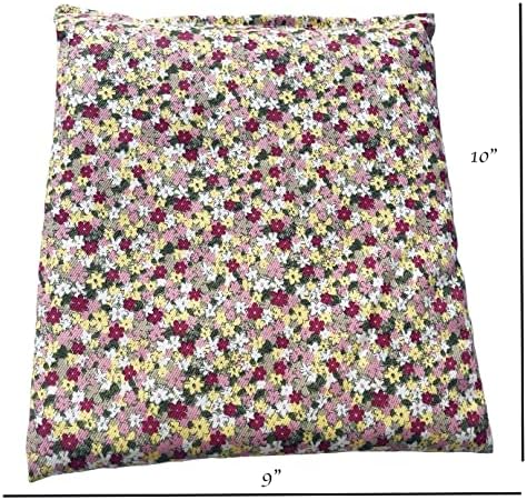 Heating Pad Corn Filled. Natural Heat Therapy for Lower Back, Neck, Shoulders, Cramps. Pain and Stress Relief Heated Wrap. (Spring) - Image 2
