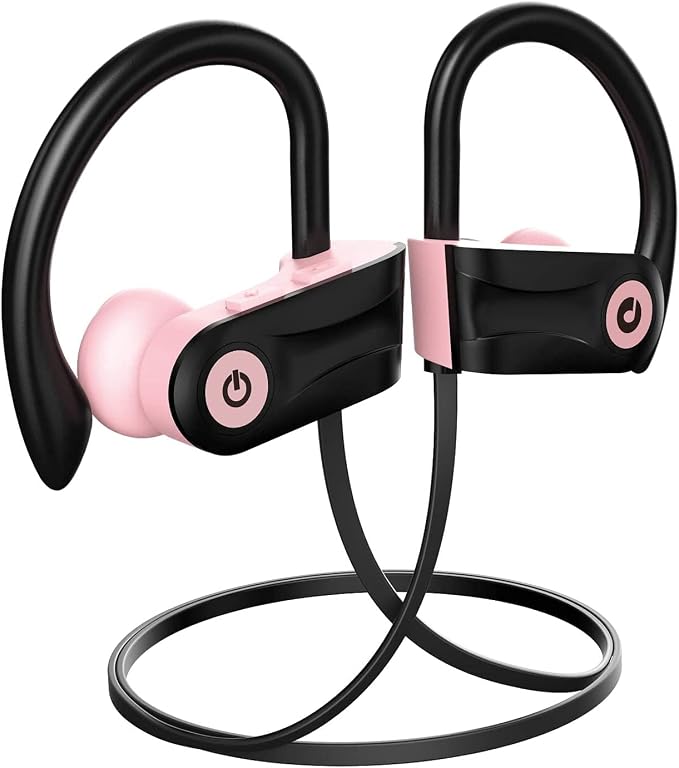 Otium Bluetooth Headphones Wireless Earbuds Headsets Wireless Earbuds Bluetooth Earphones IPX7 Waterproof 15 Hours Playtime Running Sports Workout by Unknown