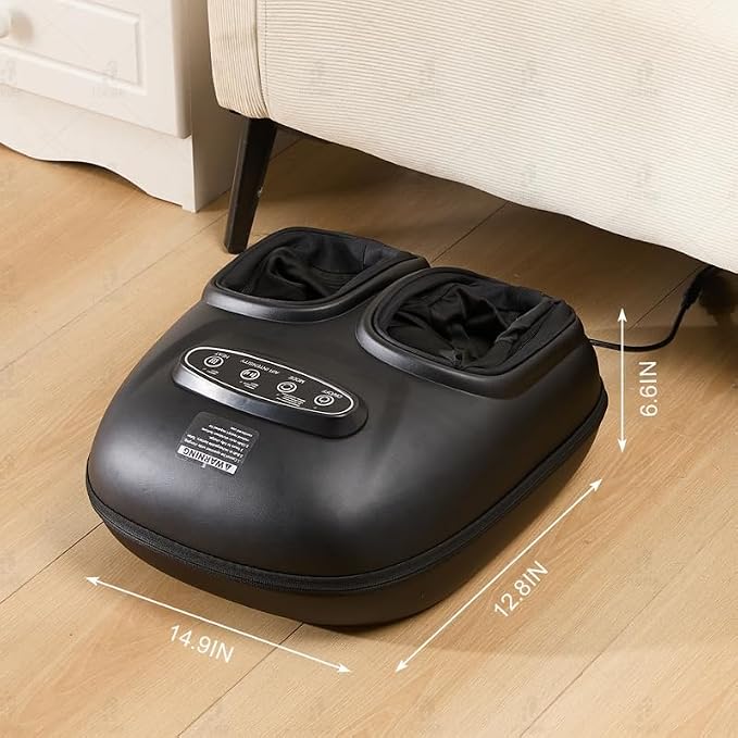 LINGTENG Foot Massager, Heated Foot Massager (Sapphire Blue) - Image 6