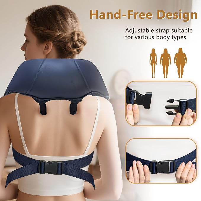 Joyset Cordless Neck Massager with Heat, Shoulder Massager for Pain Relief - Image 4