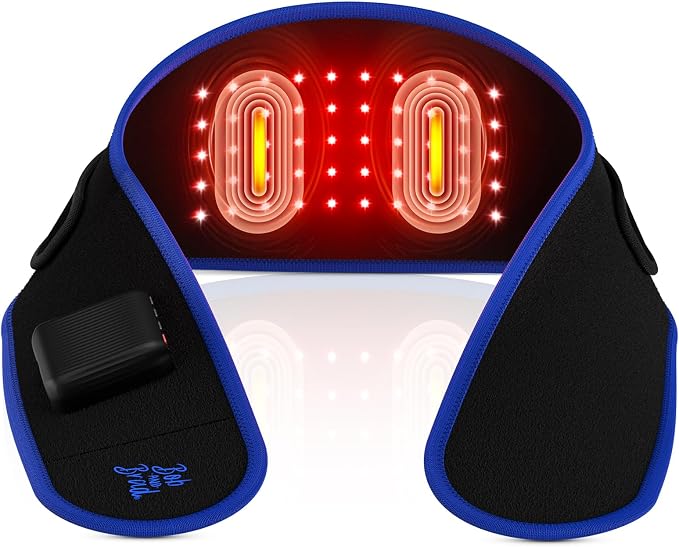 BOB AND BRAD ThermoRed Heating Pad Belt Massager for Lower Back Red Light - Image 10