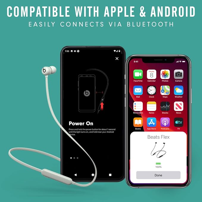 Beats Flex with Apple 20W USB-C Power Adapter - Smoke Gray - Image 3