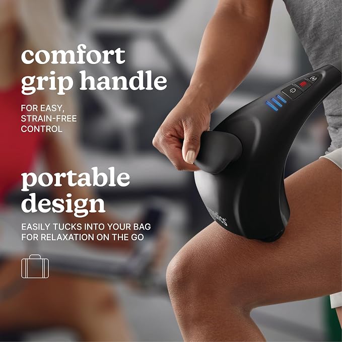 Homedics Handheld Back Massager with Heat, Deep Tissue Percussion Massager - Image 5
