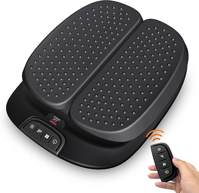 Snailax Vibration Foot Massager with Heat, Remote Control by Snailax