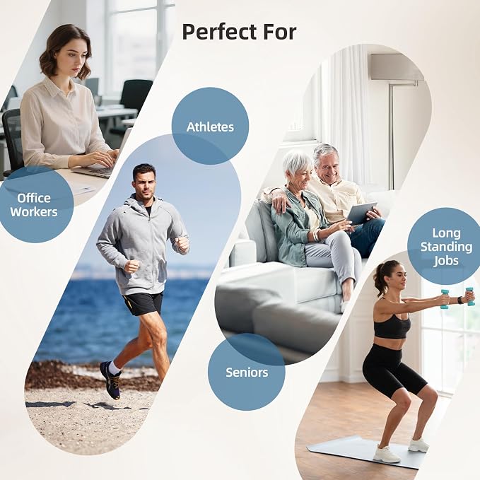 MEKZU Air Compression Leg Massager with Heat, 6 Massage Modes, Foot Boots - Image 7