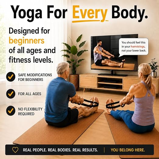 Yoga Boost – Beginners Yoga for Men & Women For Those Who Don't Normally Do Yoga | Build Strength, Improve Mobility & Soothe Sore Muscles, Even If You Can't Touch Your Toes | For Stiff Bodies & Busy Lives Of All Ages - Image 2