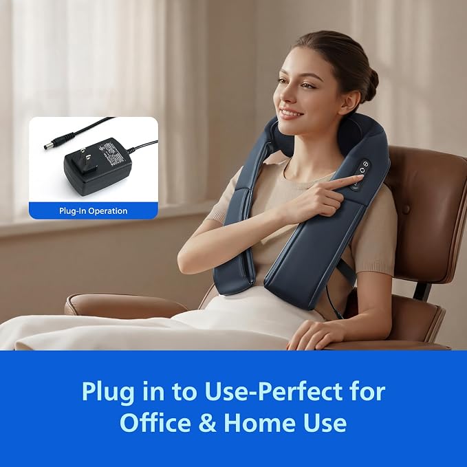 PHILIPS Neck Massager with Heat, Deep Tissue Kneading for Body Relaxation - Image 5