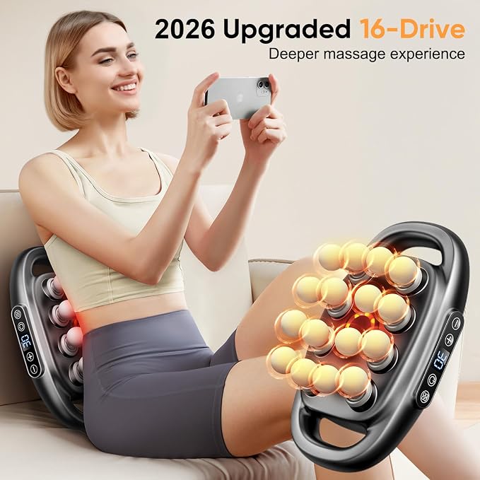 16 Head Massage Gun Deep Tissue - 2026 Upgrade Back Muscle Massager - Image 2