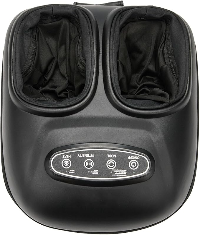LINGTENG Foot Massager, Heated Foot Massager (Agate Black) by LINGTENG