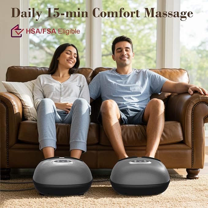 CuPiLo FSA Eligible Foot Massager with Heat for Tired Feet & Neuropathy - Image 2