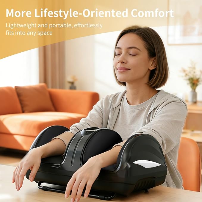 TISSCARE Foot Massager for Neuropathy: Shiatsu Feet Massager with Heat for Plantar Fasciitis, Pain Relief, Circulation, Deep Kneading Relaxation Massage for Women Men - Image 7