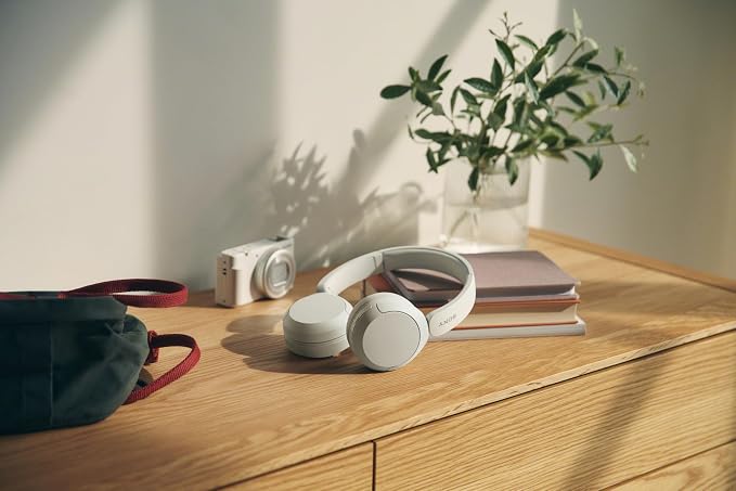 Sony WH-CH520 Wireless On-Ear Bluetooth Headphones with Microphone, White | Comfortable Lightweight Design, Up to 50 Hrs Battery with Quick Charging, Multipoint Connection, Clear Calls, Swivel design - Image 11