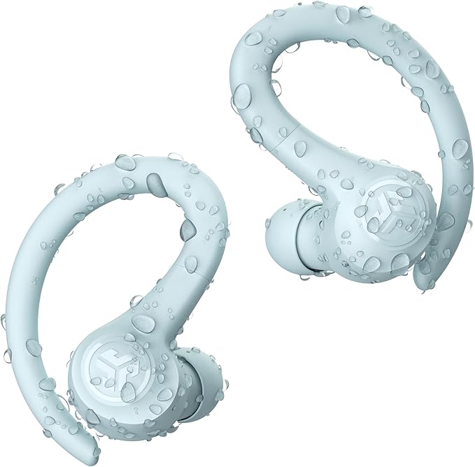 JLab, Go Sport+, True Wireless Workout Earbuds, Bluetooth Sport Earbuds, Clear Calling, Light Blue - Image 5