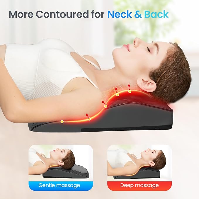 CuPiLo Back and Neck Massager with Heat &Vibration, FSA Eligible HSA Store - Image 2