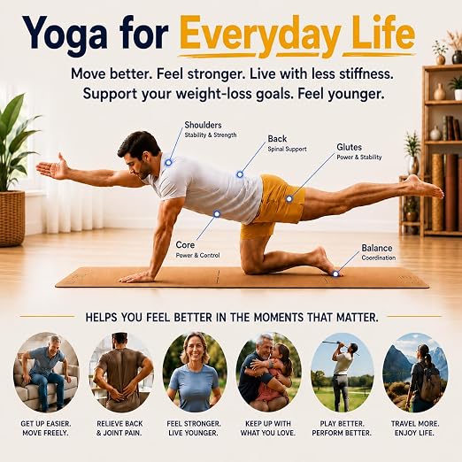 Yoga Boost – Beginners Yoga for Men & Women For Those Who Don't Normally Do Yoga | Build Strength, Improve Mobility & Soothe Sore Muscles, Even If You Can't Touch Your Toes | For Stiff Bodies & Busy Lives Of All Ages - Image 3