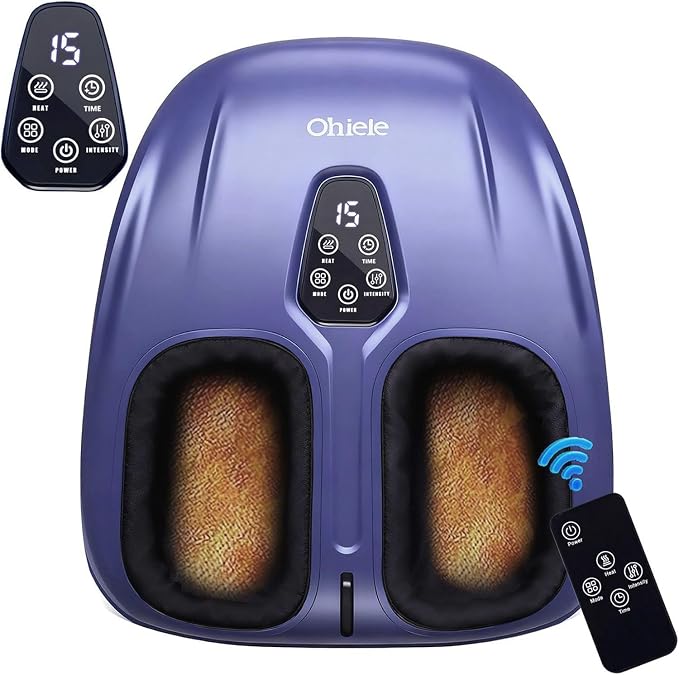 Shiatsu Foot Massager with Heat and Remote Control for Plantar Fasciitis by Ohiele