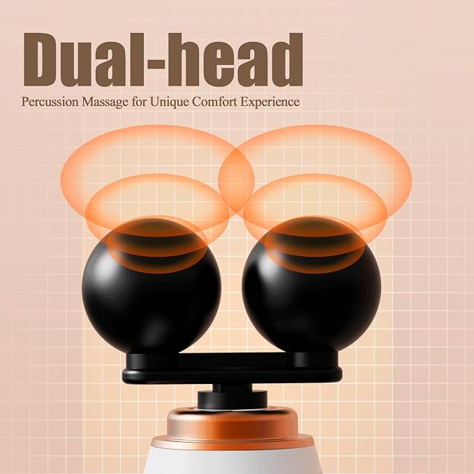 DS SAVORING Massage Gun Deep Tissue, Handheld Back Massager with Extended Handle,6 Modes and 9 Speed - Image 6