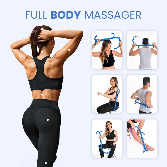 Ranarose Deep Tissue Back & Neck Massager for Body Muscle Pain Relief - Image 2