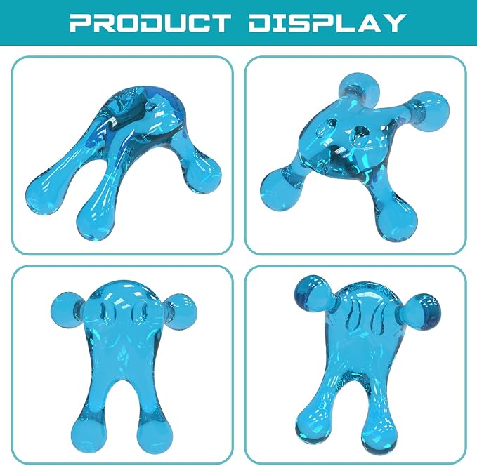 Melonsun Palm Massage Tool - Handheld Four-Point Deep Tissue Massager for Trigger Point, Neck Back Shoulder Pain Relief, Self Massage Between Shoulder Blades, No Therapist Needed (Pack of 2) - Image 6