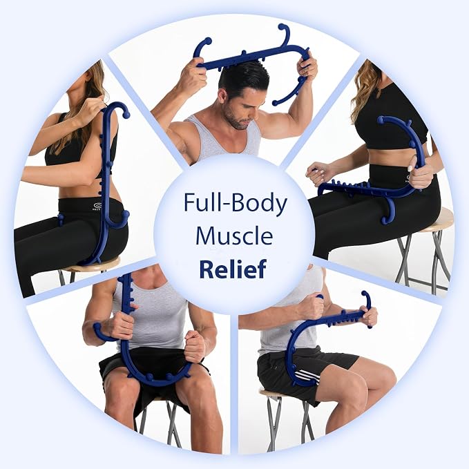 Ranarose Deep Tissue Back & Neck Massager for Body Muscle Pain Relief - Image 5