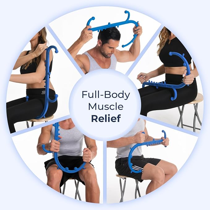 Ranarose Deep Tissue Back & Neck Massager for Body Muscle Pain Relief - Image 5