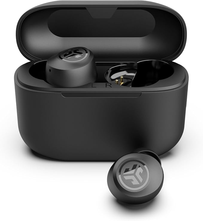JLab Go Air Pop+ True Wireless Earbuds, in Ear Headphones, Bluetooth Earphones, 35H Playtime Ear Buds, Bluetooth Earbuds with Microphone, USB-C Charging Case, Dual Connect, EQ3 Sound, Black - Image 7