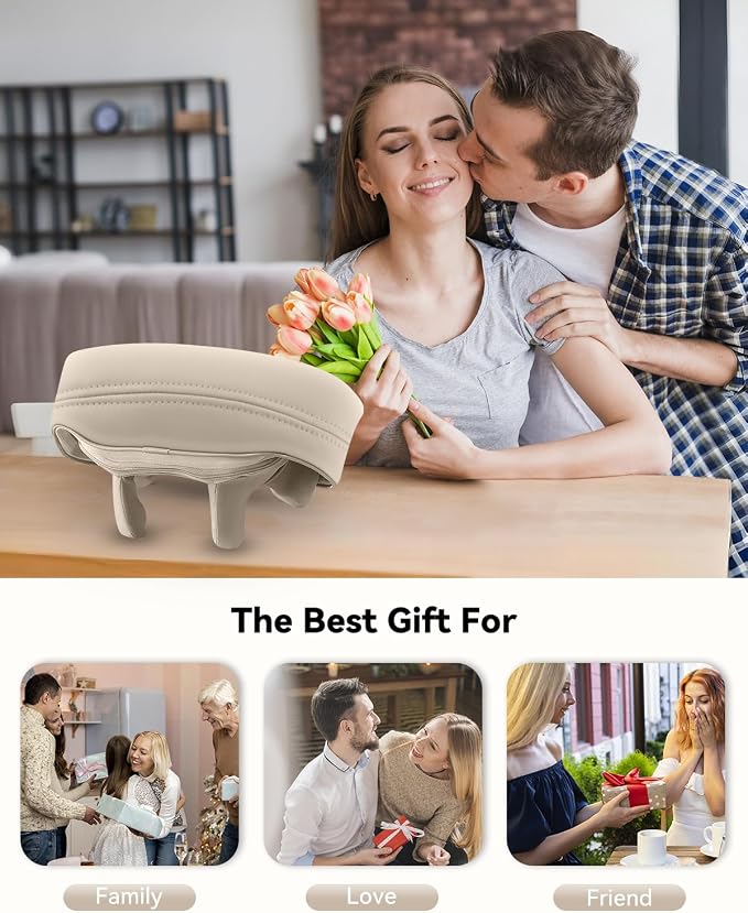 Snailax Cordless Neck Massager with Heat, Shiatsu Neck and Shoulder Massager for Deep Tissue, Kneading Back Massage Pillow for Leg, Body, 2 Heating Levels, Gifts for Men Women - Image 8