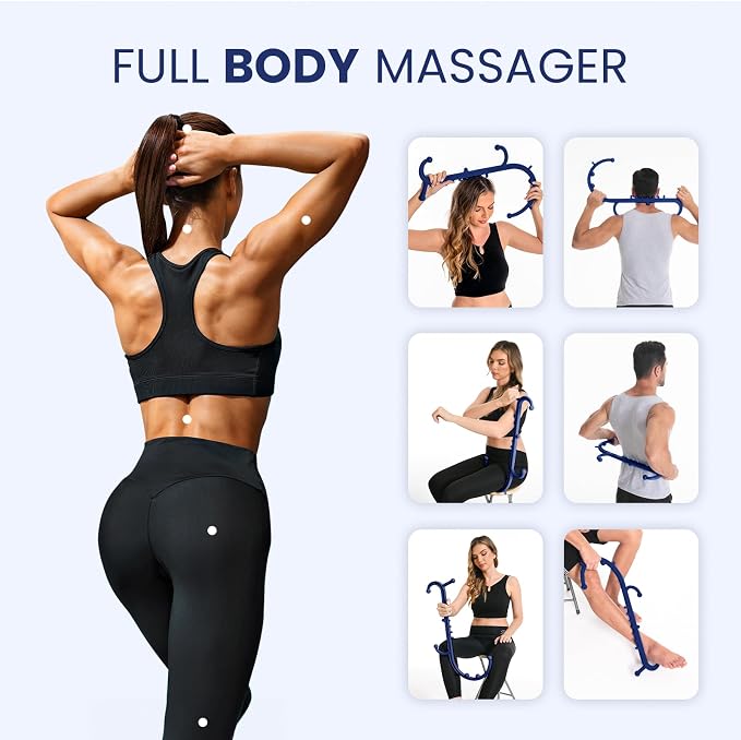 Ranarose Deep Tissue Back & Neck Massager for Body Muscle Pain Relief - Image 2