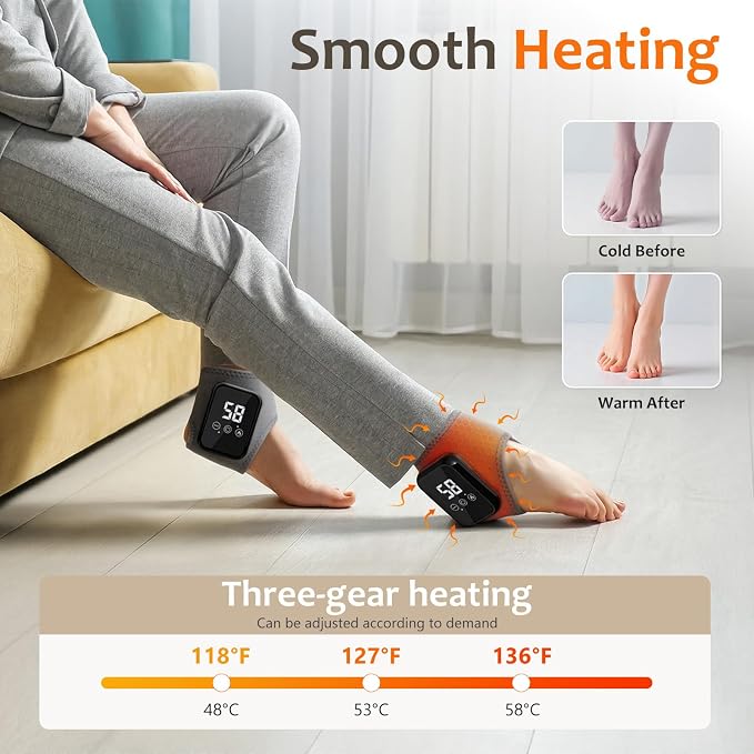 Foot Renew Massager 2026, Portable Foot Massage with Vibration & Heat, 2Pcs - Image 2
