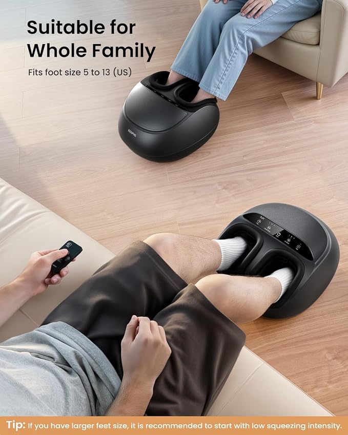 RENPHO Shiatsu Foot Massager with Heat, Deep Kneading & Auto Foot Size Fit - Image 6