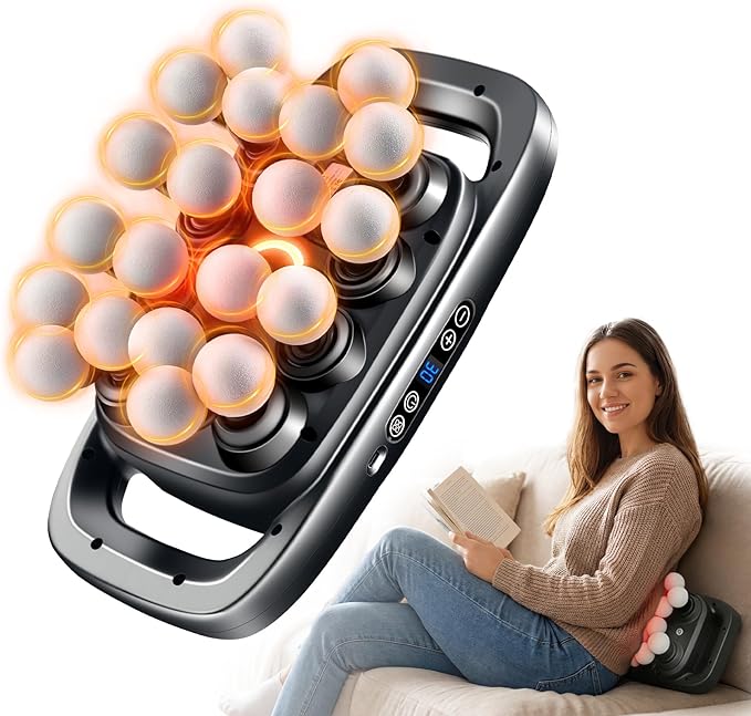 20 Head Massage Gun Deep Tissue, Percussion Muscle Massager for Back Pain by Unknown